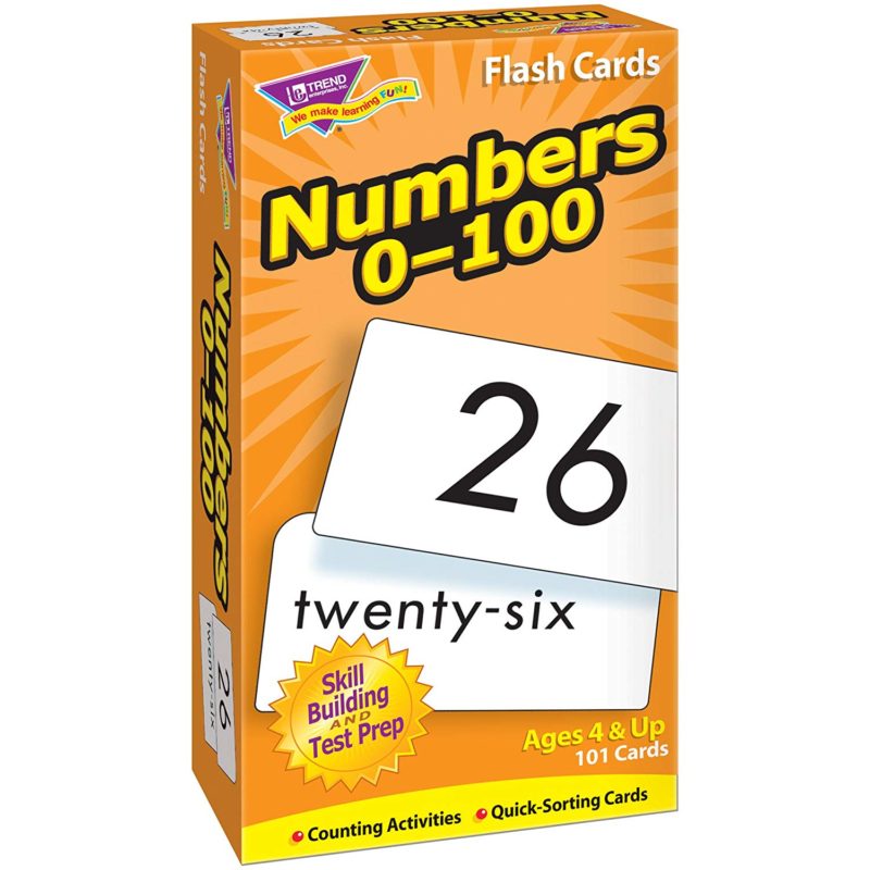 Numbers 0 - 100 Flashcards