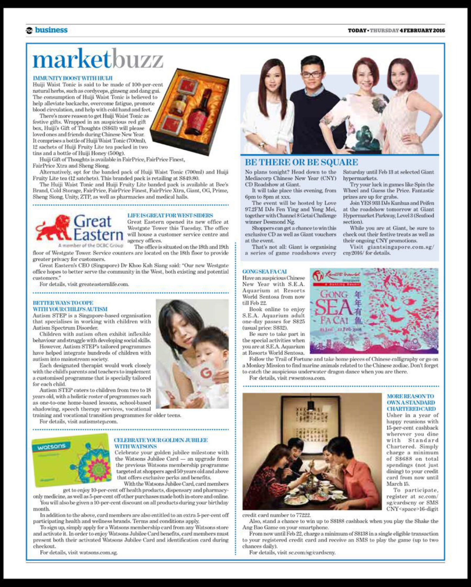 Autism STEP is featured on TODAY Newspaper!
