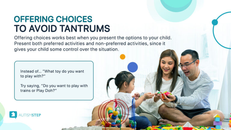 AutismSTEP - Offering Choices To Avoid Trantrums