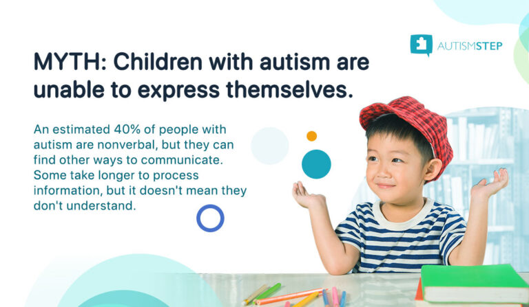 AutismSTEP - Myth About Children With Autism AutismSTEP - Myth About Children With Autism